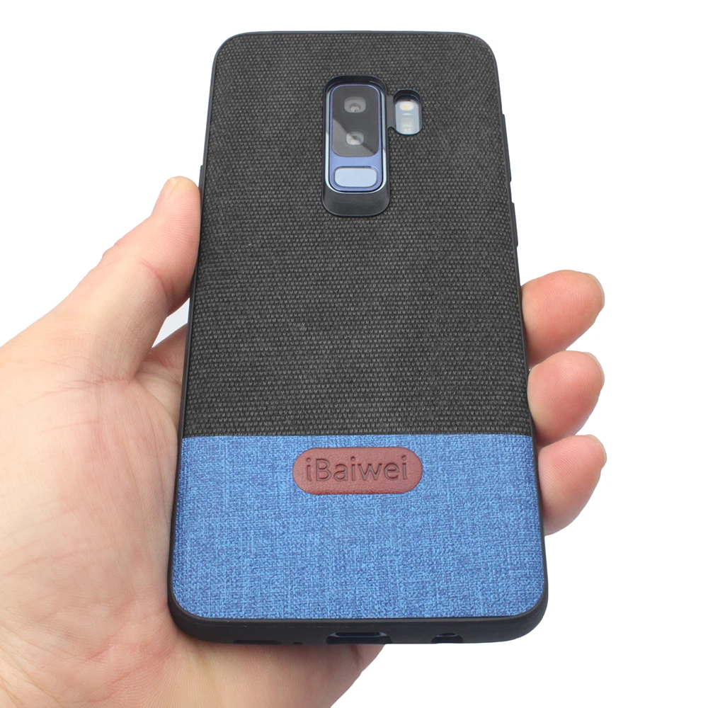 S9 plus case for Samsung s9 cover shockproof fabric back samsung galaxy capa s9+case business |