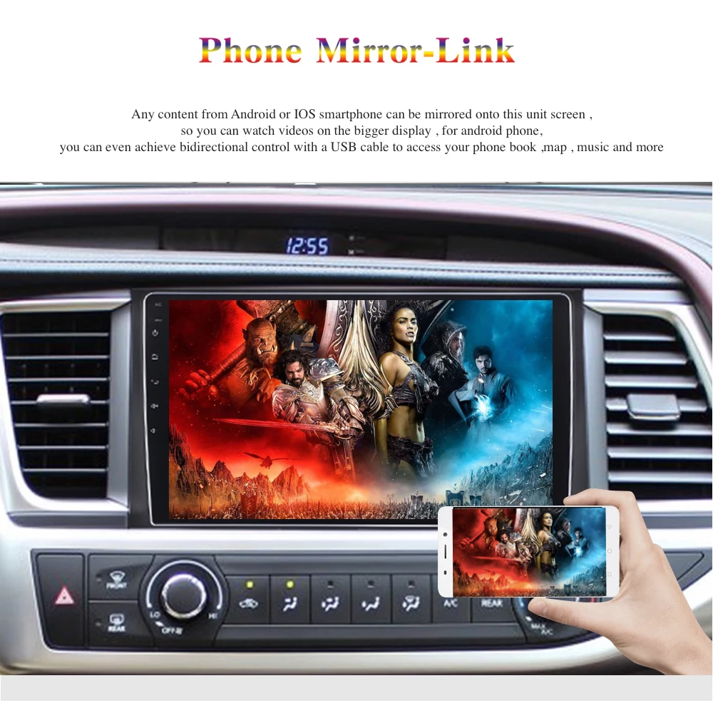 Android 9,0 автомобильный радиоприемник 2 Din gps Navi для Toyota Highlander PX6 DSP ips Экран 4 Гб+ 64 Гб 6-ядерный RDS WI-FI