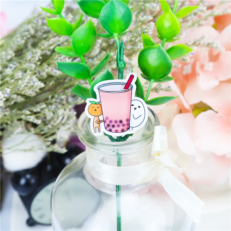 39 Шт/продажа акварельных канцелярских наклеек для еды упаковка Kawaii планировщик