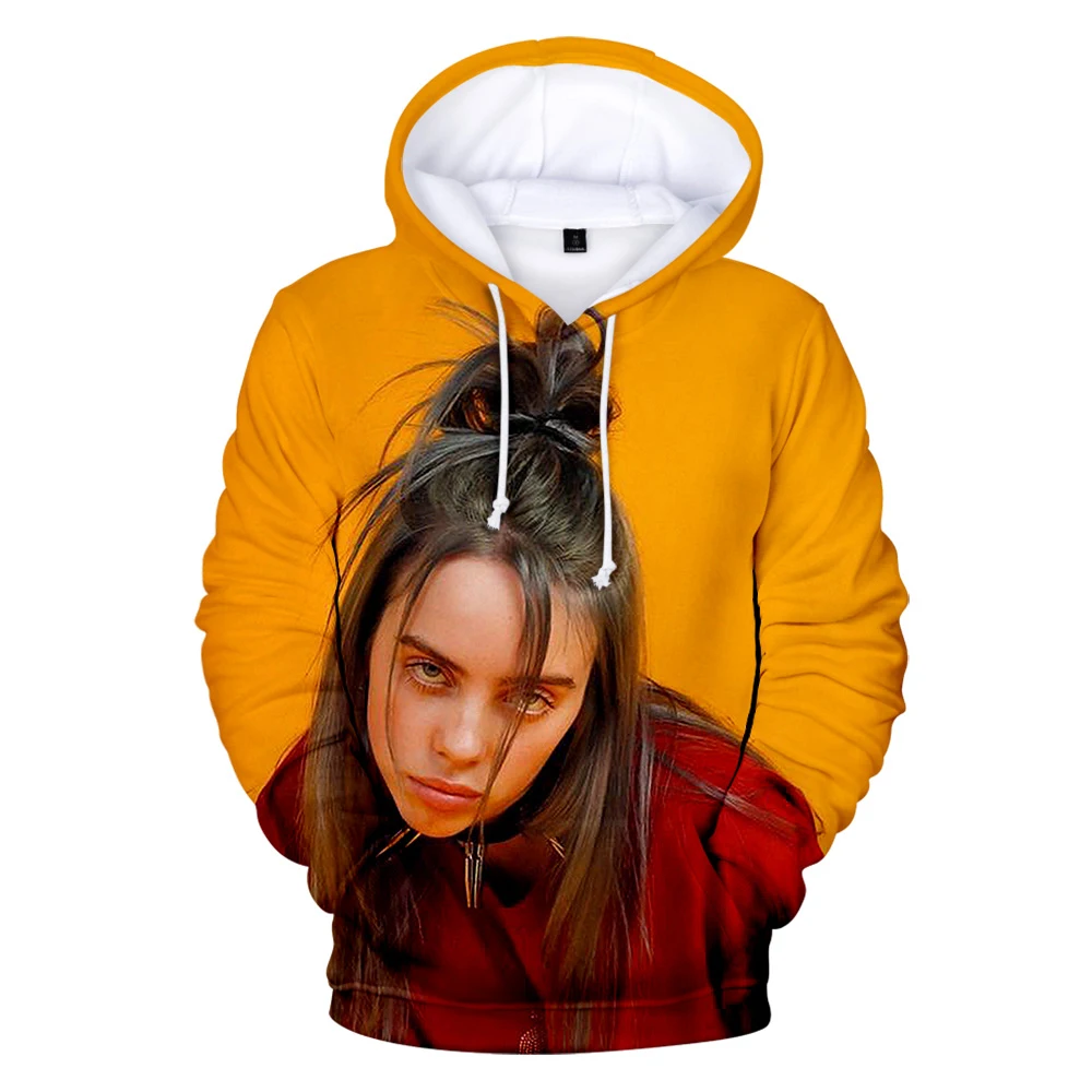 Новое поступление, Billie Eilish, 3D толстовки, женские, мужские, модные, Harajuku, хип-хоп, 3D принт, Billie Eilish, женские толстовки, толстовка