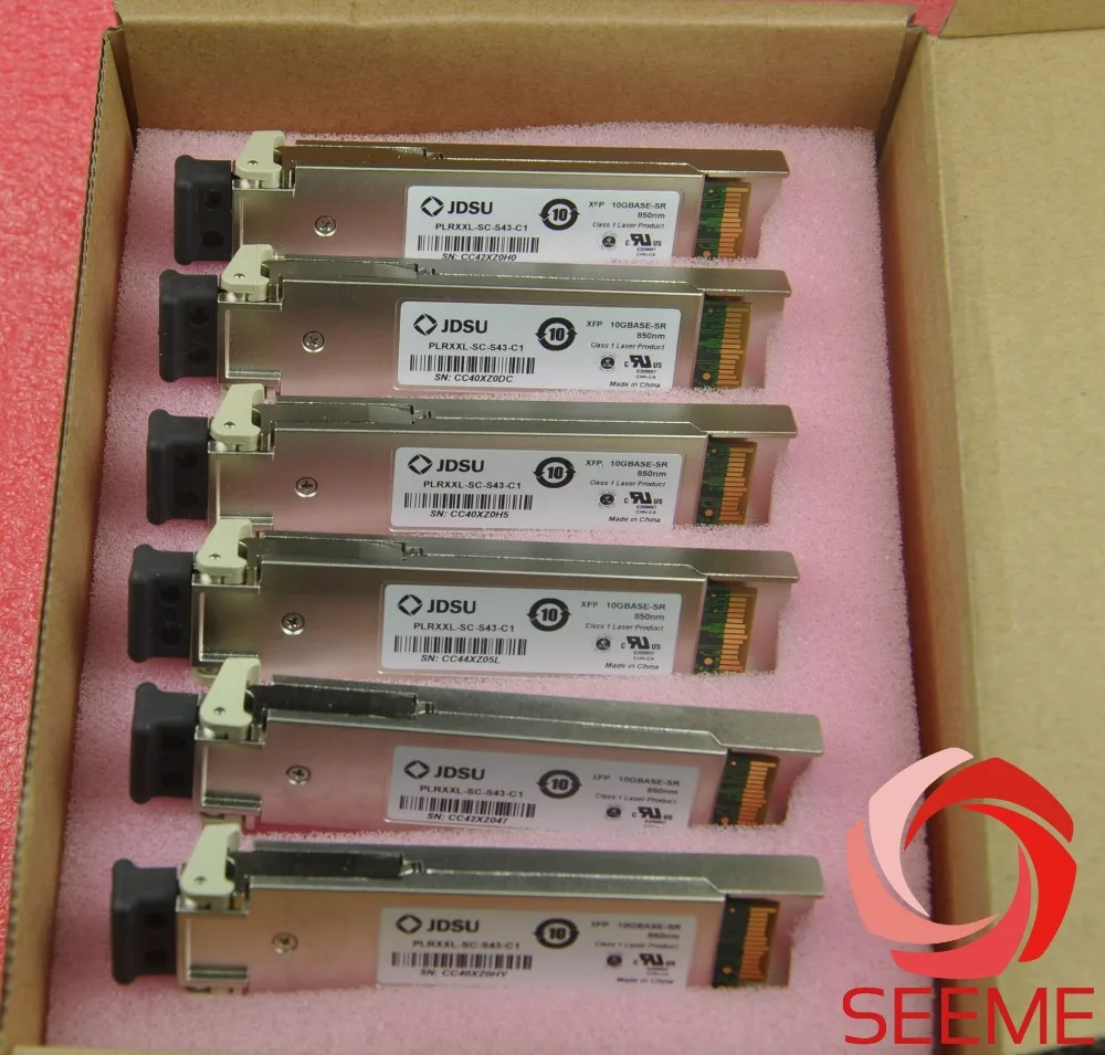 

JDSU PLRXXL-SC-S43-C1, 10GBASE-SR-850nm-0.3km-XFP.