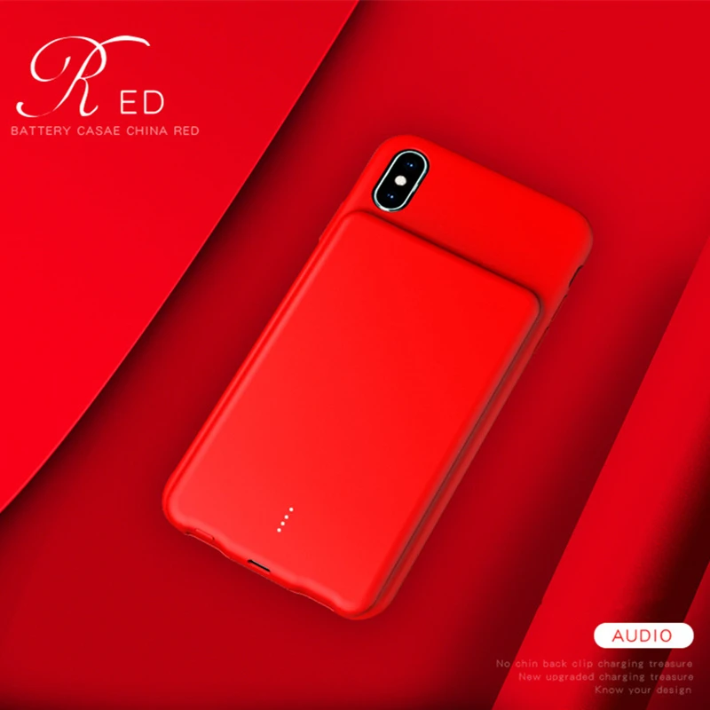 NTSPACE 5000 мАч Внешний аккумулятор зарядное устройство чехол для iPhone Xs Max XR power Case Портативный блок питания зарядный чехол с аудио
