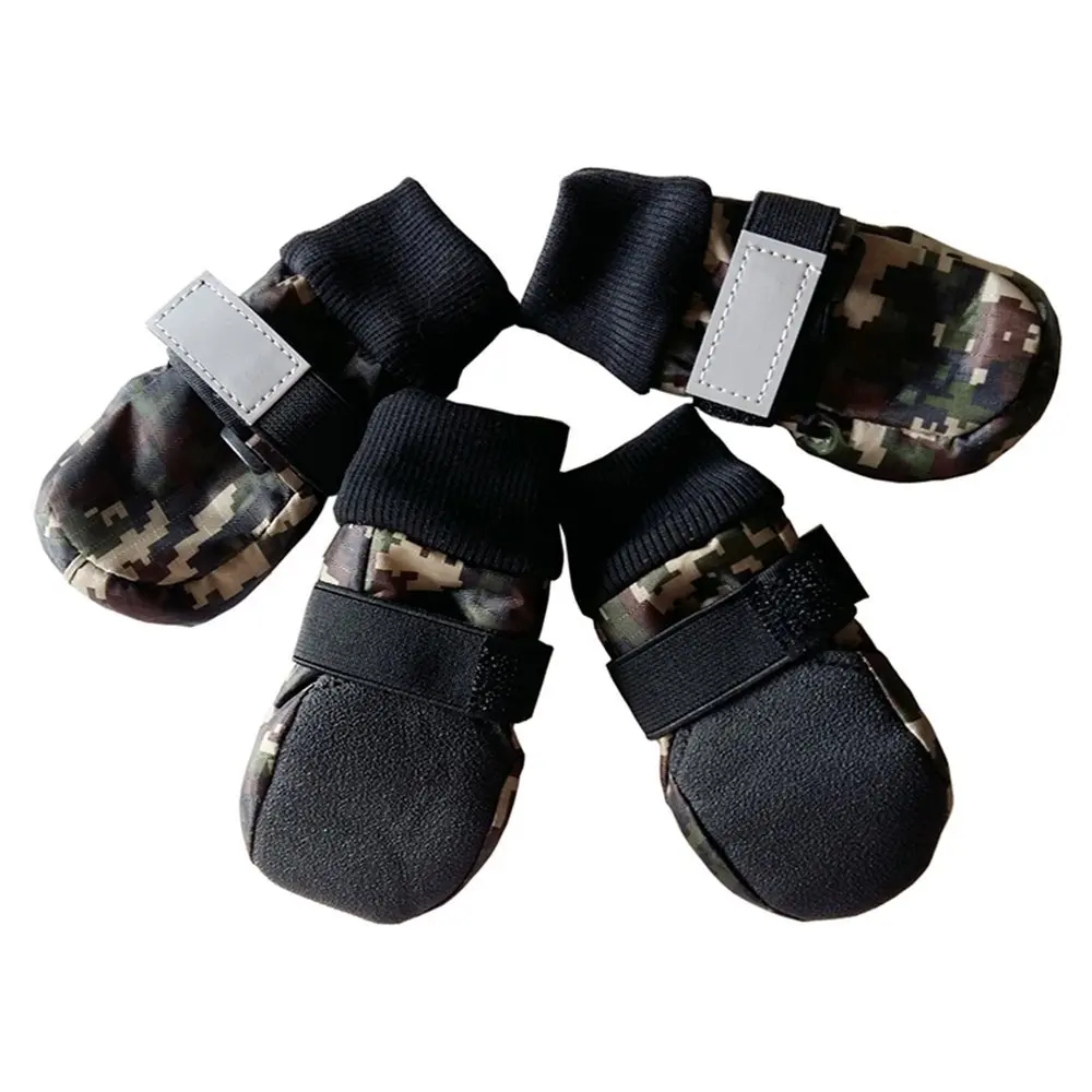 Новый дизайн камуфляжная обувь для домашних животных 4 шт. уличная спортивная
