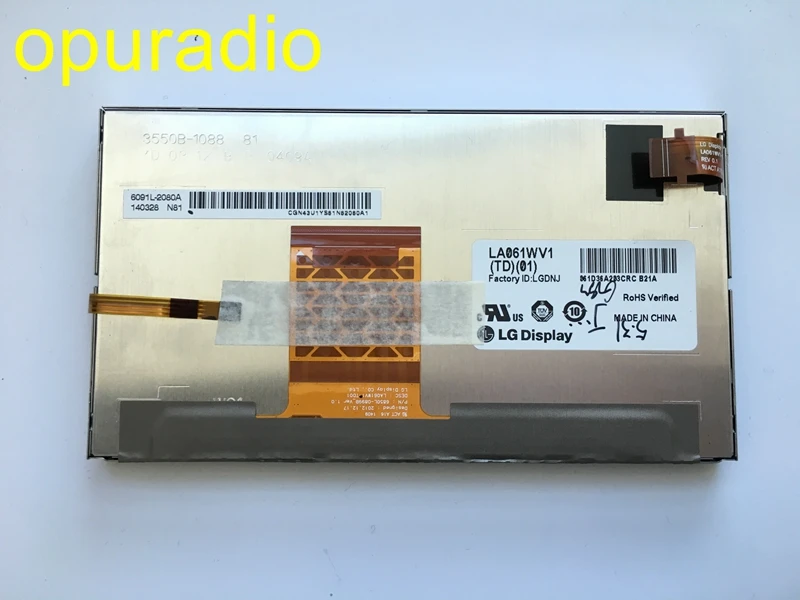 Бесплатная доставка новые оригинальные ЖК мониторы A + Car TFT LA061WV1 TD01 LA061WV1(TD)(01) и