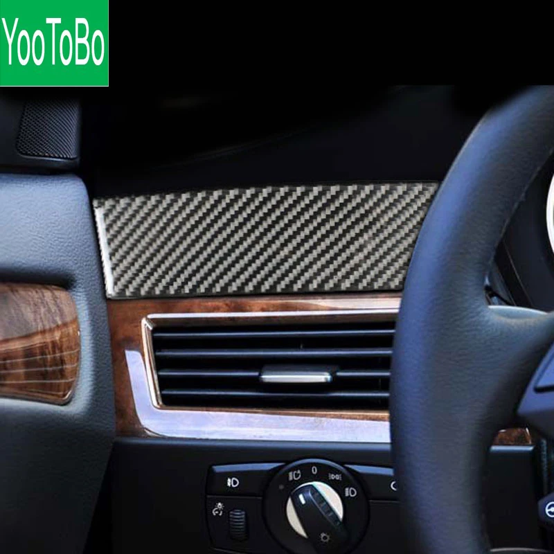 Для BMW E60 наклейка из углеродного волокна для украшения салона автомобильной