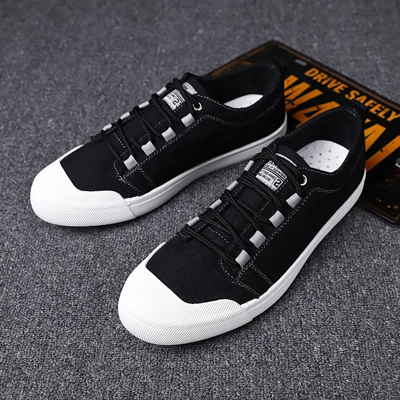 Fashion High Street Men Casual Shoes Breathable Denim Canvas Sneakers Footwear Male Shell Toe Lace-up running shoes | Обувь