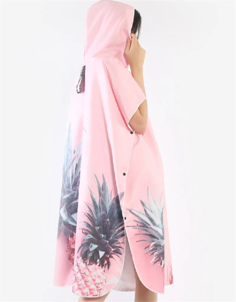 Пляжные полотенца для плавания на открытом воздухе Быстросохнущий халат из