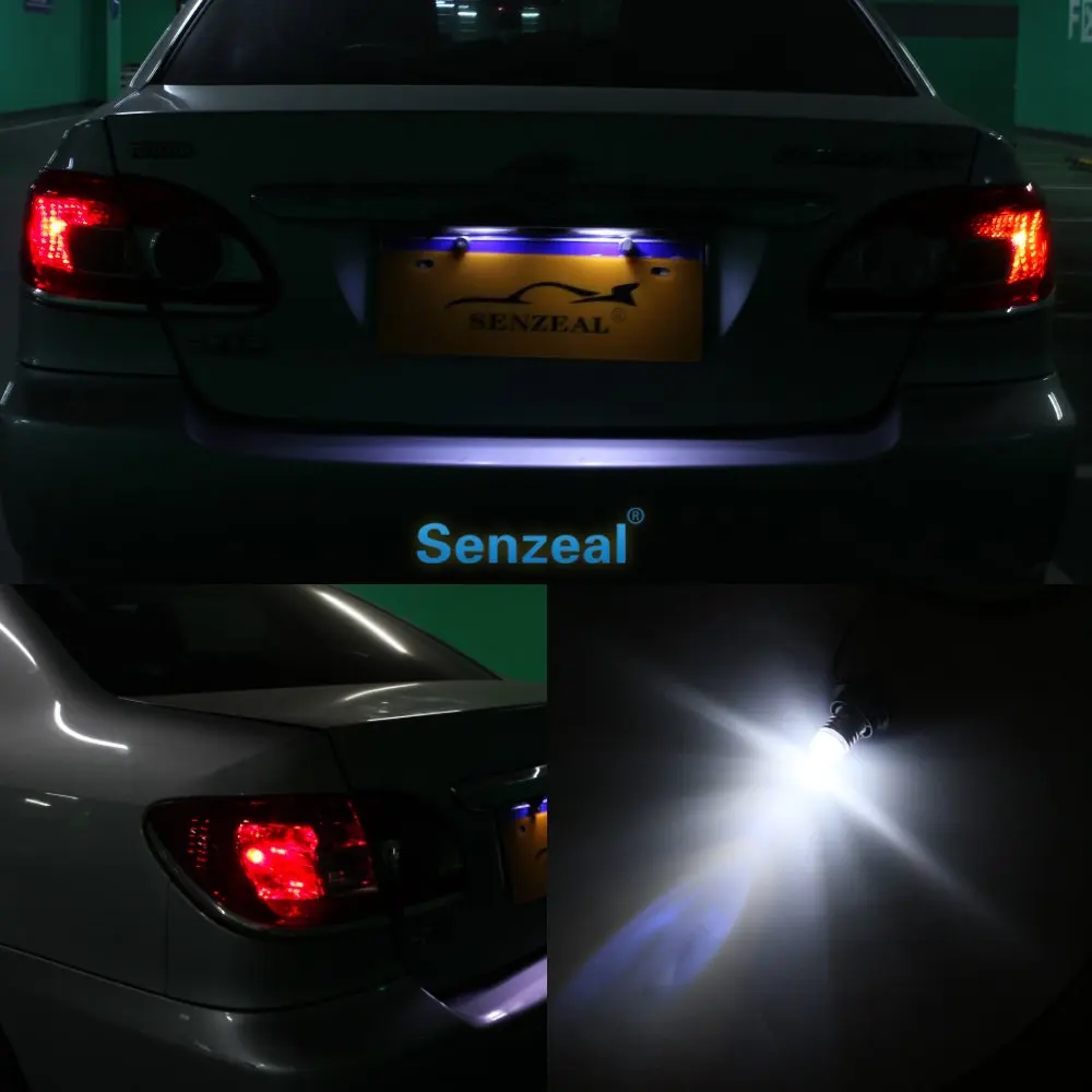 SENZEAL светодиодный автомобильный стоп-светильник s 1156 2 шт. 1157 лампы Superb 5730 3SMD 1 6 Вт