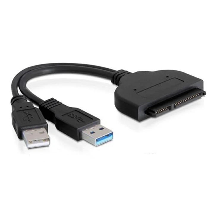 Адаптер для драйвера жесткого диска с USB 3 0 на SATA 22 Pin 2 5 дюйма и кабелем питания 0|usb