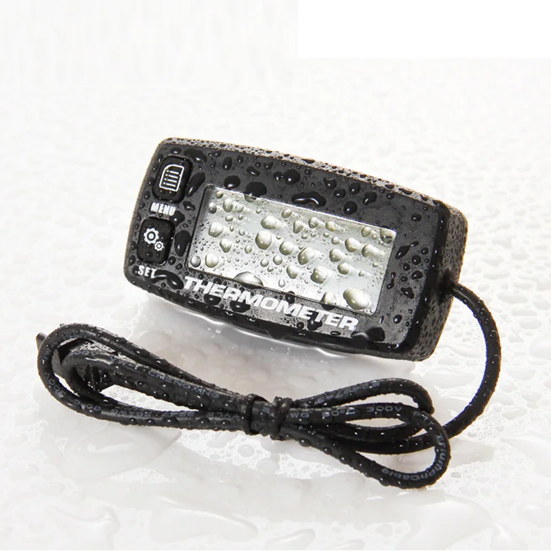 Цифровой измеритель температуры двигателя термометр для мотоцикла строительная