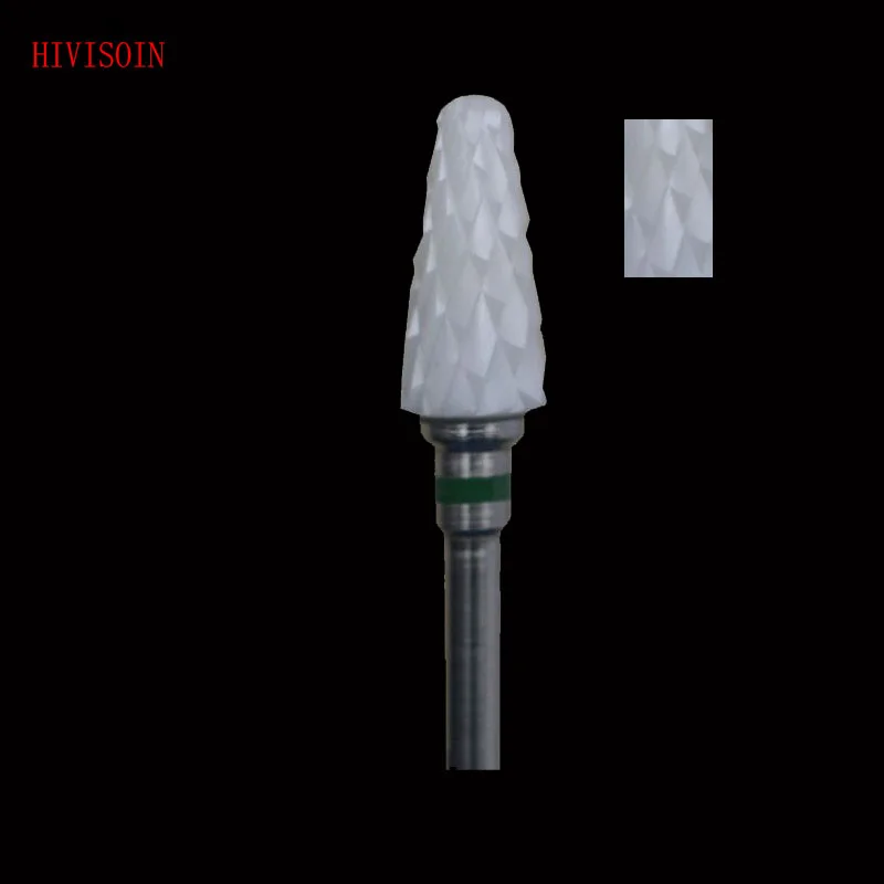

1Pcs/Lot Conical Shape- Cross Cut - White Zirconia Ceramic Dental Lab Burs - ISO 201 (XC) 0302.060