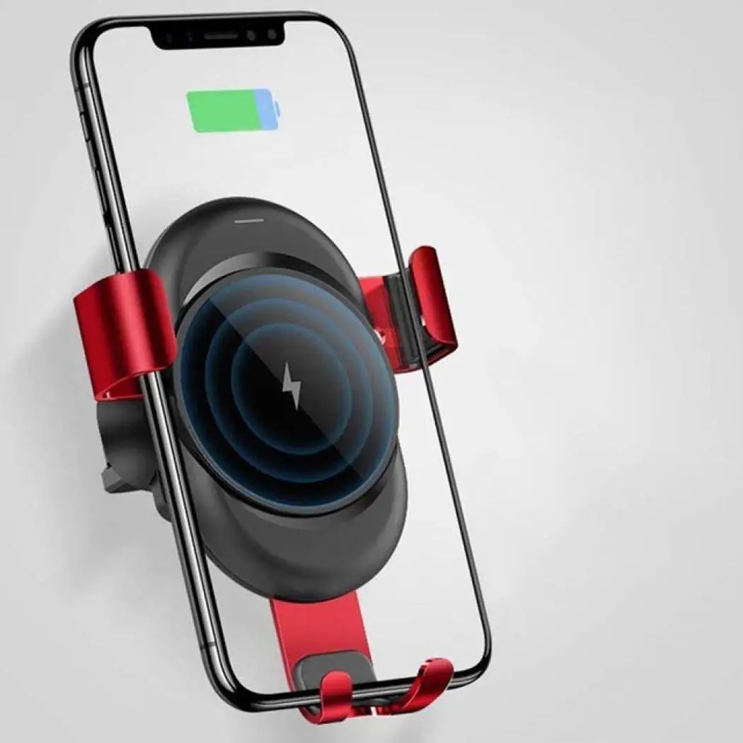Durable Practical Non-slip Gravity Sensing Car For 4.5-6.5inch Phone Wireless 5V/1A 9V/1.2A Charger | Мобильные телефоны и