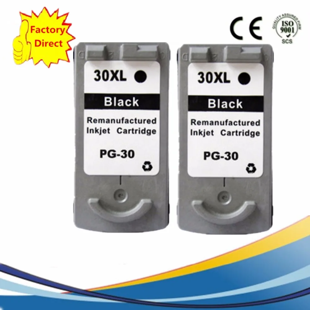 PG 30XL PG30XL 30 PG30 чернильный картридж Восстановленный Pixma iP1800 iP2600 MP140 MP210 MP470 MX300 MX310|ink