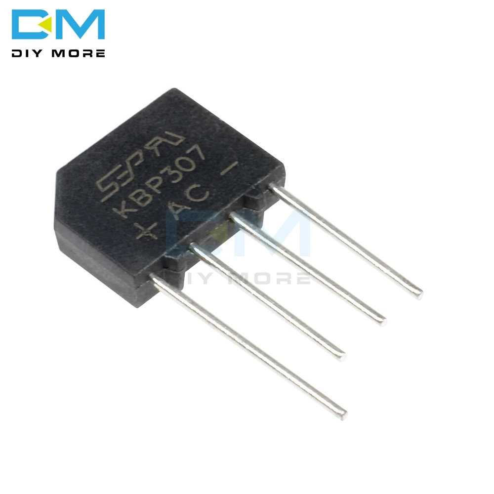 10 шт. KBP307 KBP 307 3A 700V плоский мостовой выпрямитель новый и оригинальный IC |