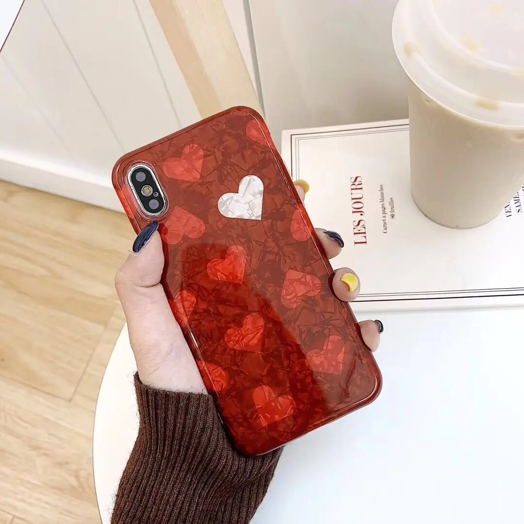Wixcen Cute Fritillaria Tpu Phone Case for Iphone Xs Xsmax Xr X Soft Silicone Cover 6 7 8 6splus Red Green |