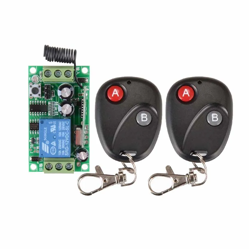 Лучшая цена DC 12V 10A 315MHz 433MHz 1CH Wireless переключатель системы дистанционного