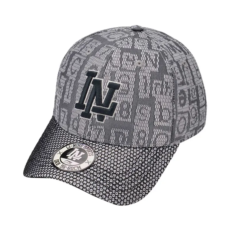 Мужские и женские спортивные бейсболки Li-Ning шапки с подкладкой из 100% полиэстера