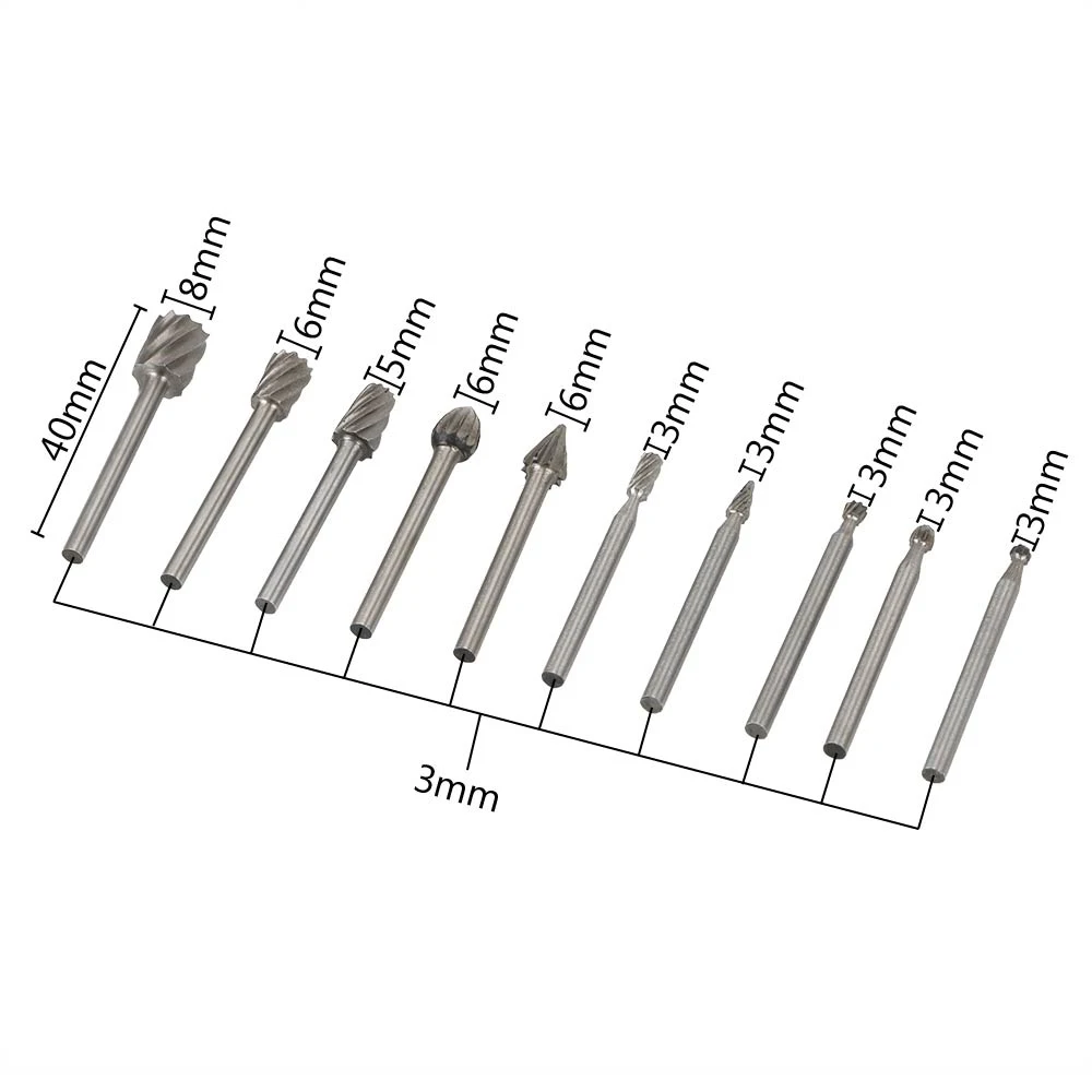 Сверло NICEYARD с хвостовиком 1/4 &quot 10 шт./компл. роторные сверла высокоскоростной