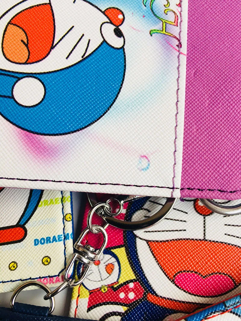 IVYYE 1 шт. Doraemon аниме плюшевый держатель для карт PU мультфильм Кредитные ID Сумки монета автобус карта кошелек малыш девочки подарки на день рождения Новинка