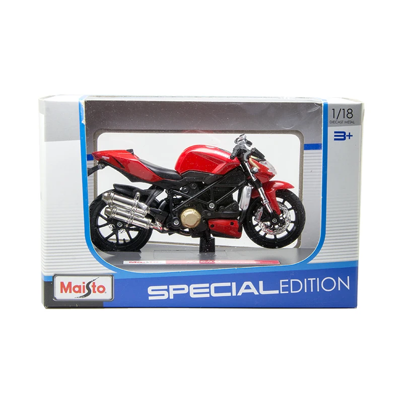 Maisto 1:18 Ducati MOD STREETFIGHTER S модель мотоцикла миниатюрная гоночная игрушка для