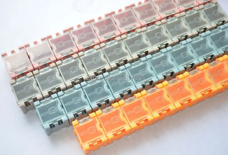 

100pcs SMD SMT Electronic Component Mini Storage box High quality and practical Jewelry storaged case