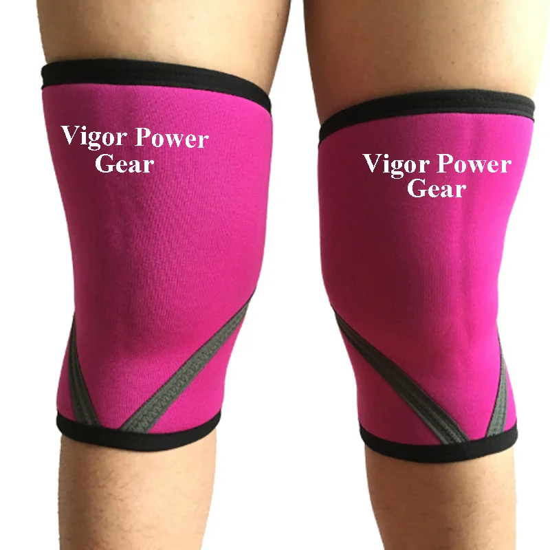 Шестерня Vigor Power Gear 7 мм рукава из неопрена для подъема коленей поддерживает