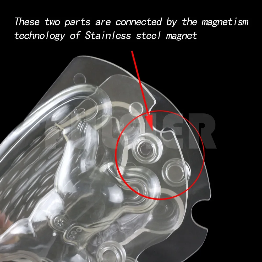 Формочка для шоколада из поликарбоната в форме троянок 3D мультяшный рисунок