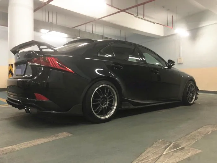Стильный задний спойлер из углеродного волокна RCF для Lexus IS250 IS350 седан ISF 17-19 |