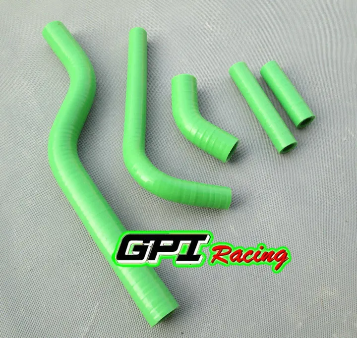Силиконовый шланг радиатора GPI для KAWASAKI KXF250 KX250F KX 250F 2005 RMZ250 RMZ 250 05-06 2006 06 зеленый |
