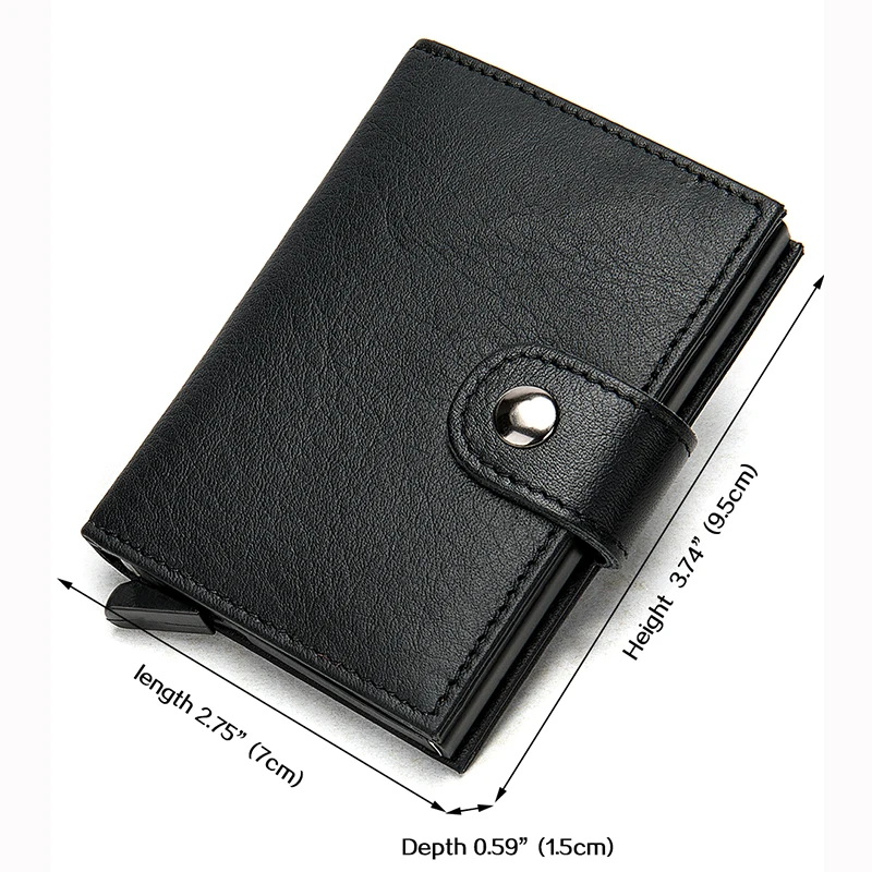 MVA кредитный держатель для карт Rfid мужской кошелек из алюминиевого сплава