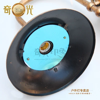 Европейский Винтажный садовый наружный светильник e27 светодиодное освещение для