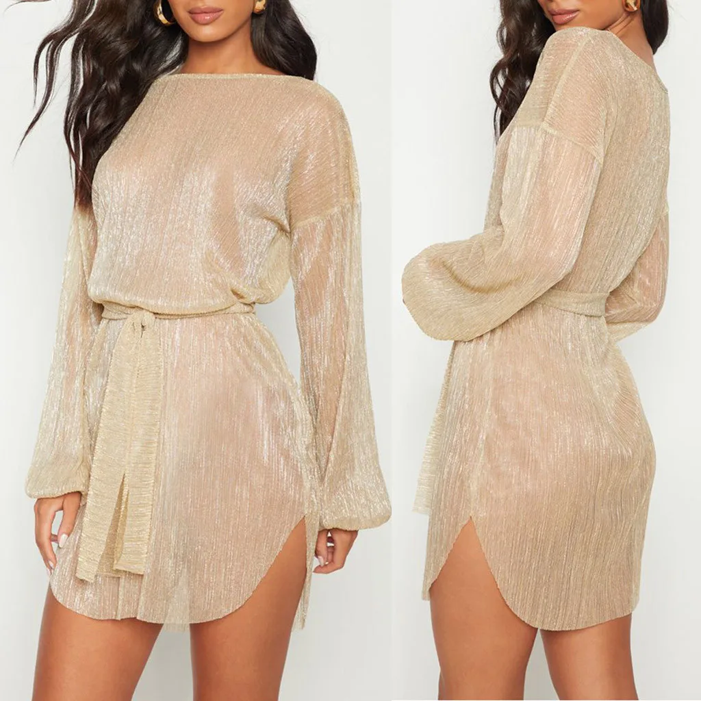 Платье женское винтажное с высокой талией|Женские платья| |