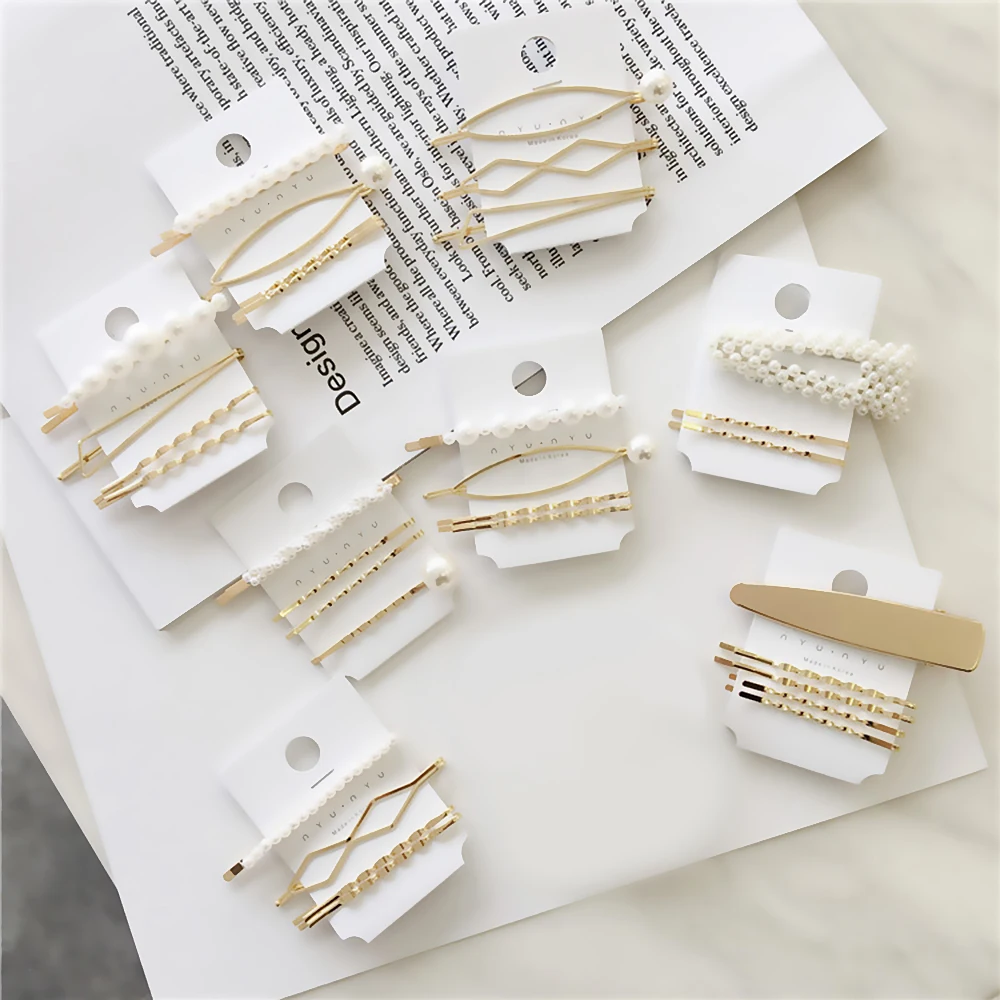 Перламутровая шпилька костюм из четырех предметов 1 # подходит для различных