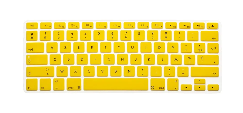 Чехол для клавиатуры AZERTY мягкий силиконовый чехол Mac Book Pro air 13 &quot15&quot 17 &quotMEAFO