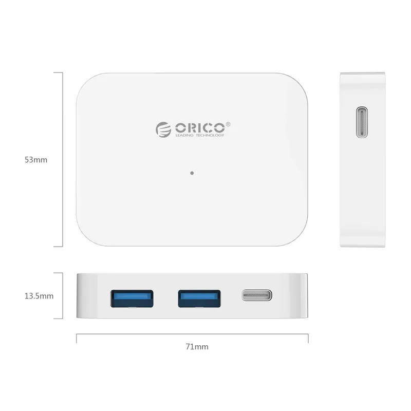 Orico TC2U-U3 Type-C Splitter TYPE-C to USB3.0 Converter HUB For Apple Hub | Компьютеры и офис