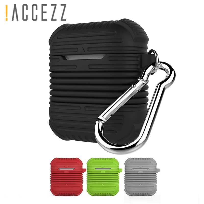 ! Чехол для наушников ACCEZZ AirPod защитный чехол сумка 2 в 1 набор Apple Airpods Bluetooth