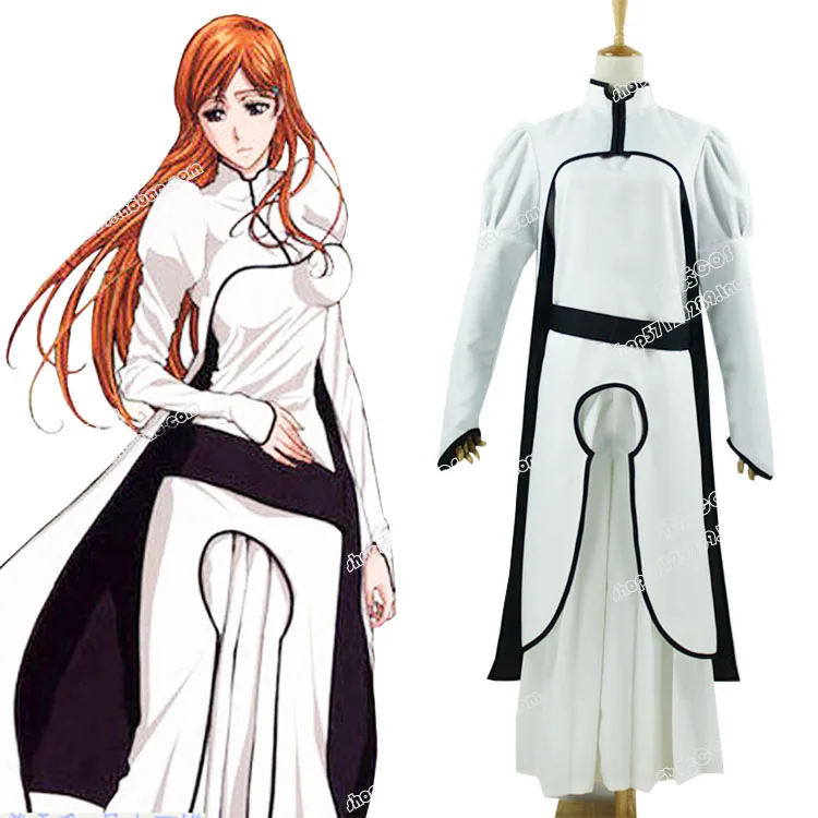 BLEACH Orihime Inoue Arrancar костюм для косплея на Хэллоуин белый | Тематическая одежда и