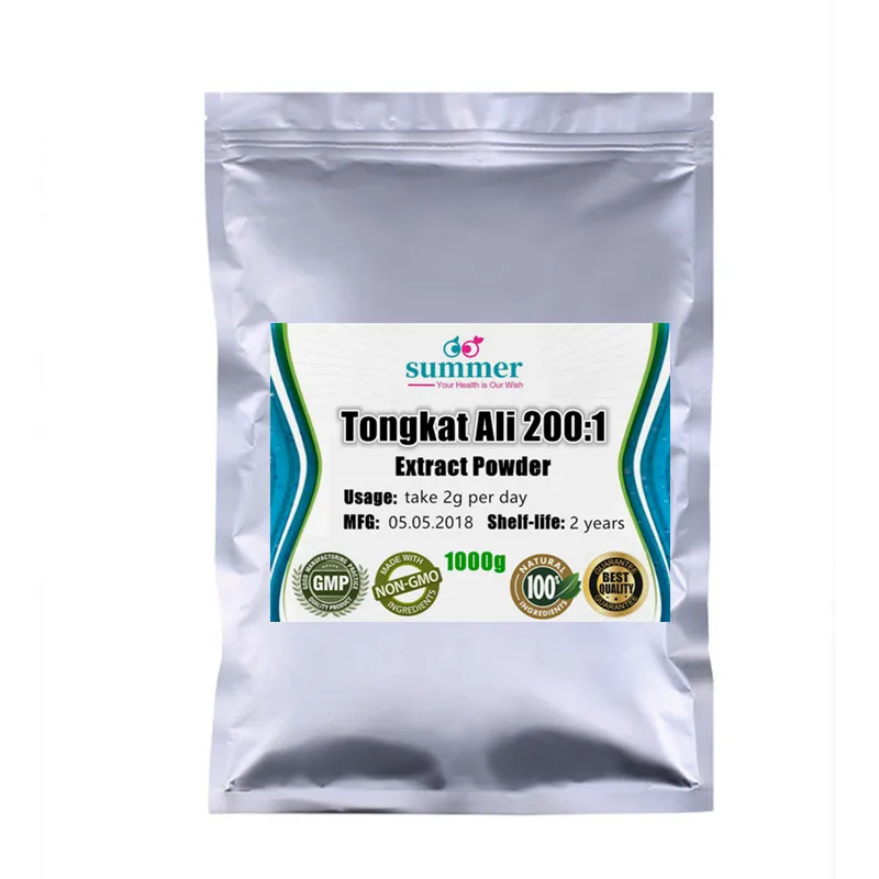 1000g 100-1000 г чистый и сильный экстракт Тонгкат Али 200:1, Eurycoma Longifolia Jack экстракт порошок для увеличения Т-уровней и энергии - Цвет: 1000g