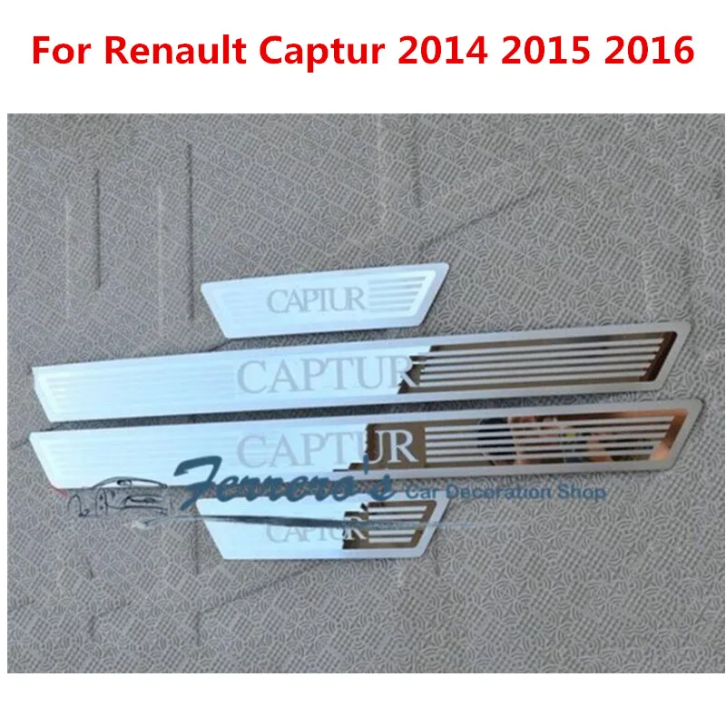 

Case New Door Sill Stainless Steel 4pcs/set Accessories 4pcs/set For Renault Captur 2014 2015 2016 Car-styling