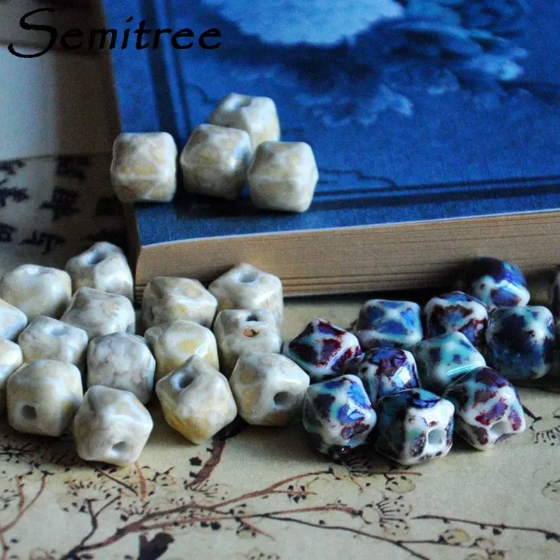 10 шт./лот мм нестандартные квадратные керамические бусины для плетеных браслетов