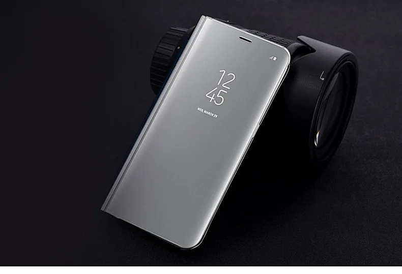 Фото Зеркало моды чехол для iPhone X 8 плюс 7 6 6S кожа Clear View откидная крышка Подставка 7 mirror Зеркало моды чехол для iPhone X 8 плюс 7 6 6S кожа Clear View откидная крышка Подставка 7 mirror