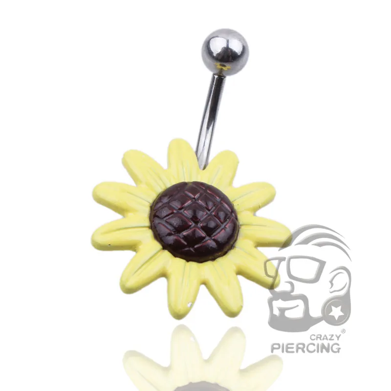 Желтые или белые кольца в виде подсолнуха | Украшения и аксессуары