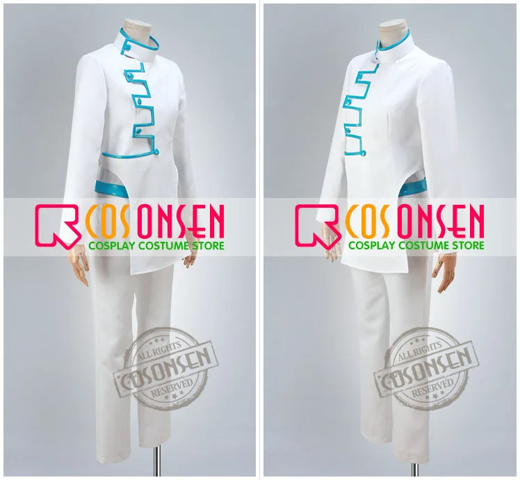 Костюм для косплея Рохан кишибе невероятные приключения Джоджо белый цвет на