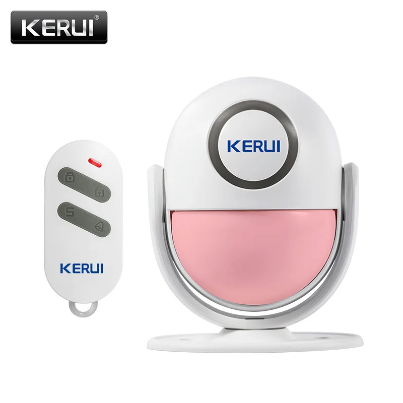 KERUI P6 приветственный сигнал тревоги, беспроводная защита безопасности, инфракрасный ИК датчик движения, дверной звонок, дверной звонок+ пульт дистанционного управления - Цвет: KIT2