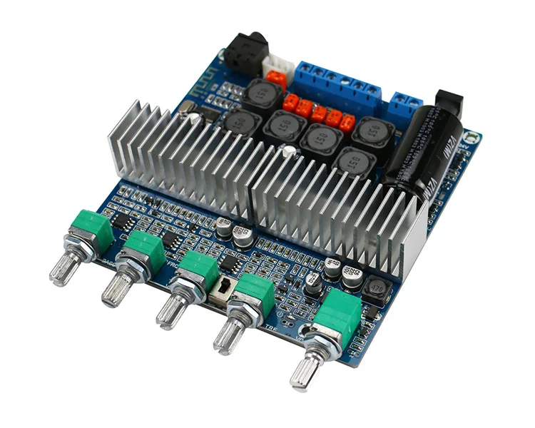 GHXAMP TPA3116 2,1 сабвуфер Bluetooth усилитель цифровая аудио плата 50 Вт* 2+ 100 Вт бас AUX для 2,1 Bluetooth динамик DIY