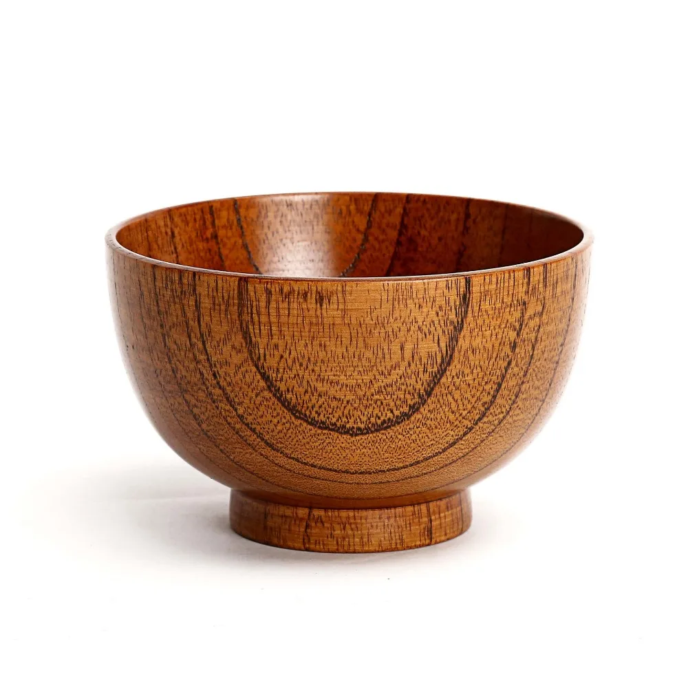 100% японская миска с натуральной деревянной текстурой контейнер для здорового