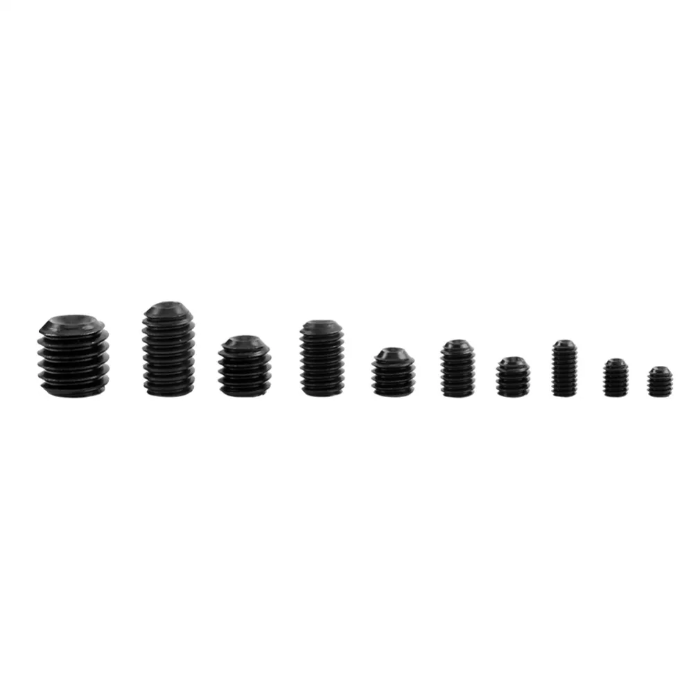 240Pcs/Set Socket Screw Allen Head Hex Set Grub Assortment Kit With Box DIN916 M3-M8 parafusos wood screws Hot Sale | Обустройство