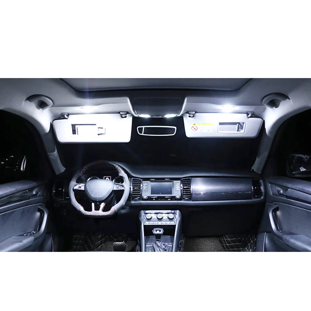 2 шт. белый светодиодный светильник комплект ламп для чтения Карта Купол Chevrolet Spark