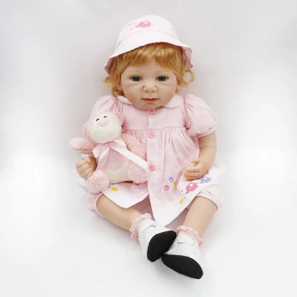 Куклы реборн DollMai 20" мягкие силиконовые куклы модная BJD девочка фальшивый ребенок дети xmas подарок образовательная игрушка bonecas on.