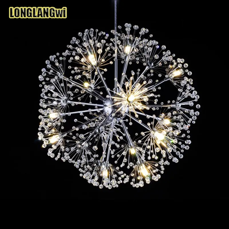 Новый дизайн Современная хрустальная люстра люстры в виде одуванчиков